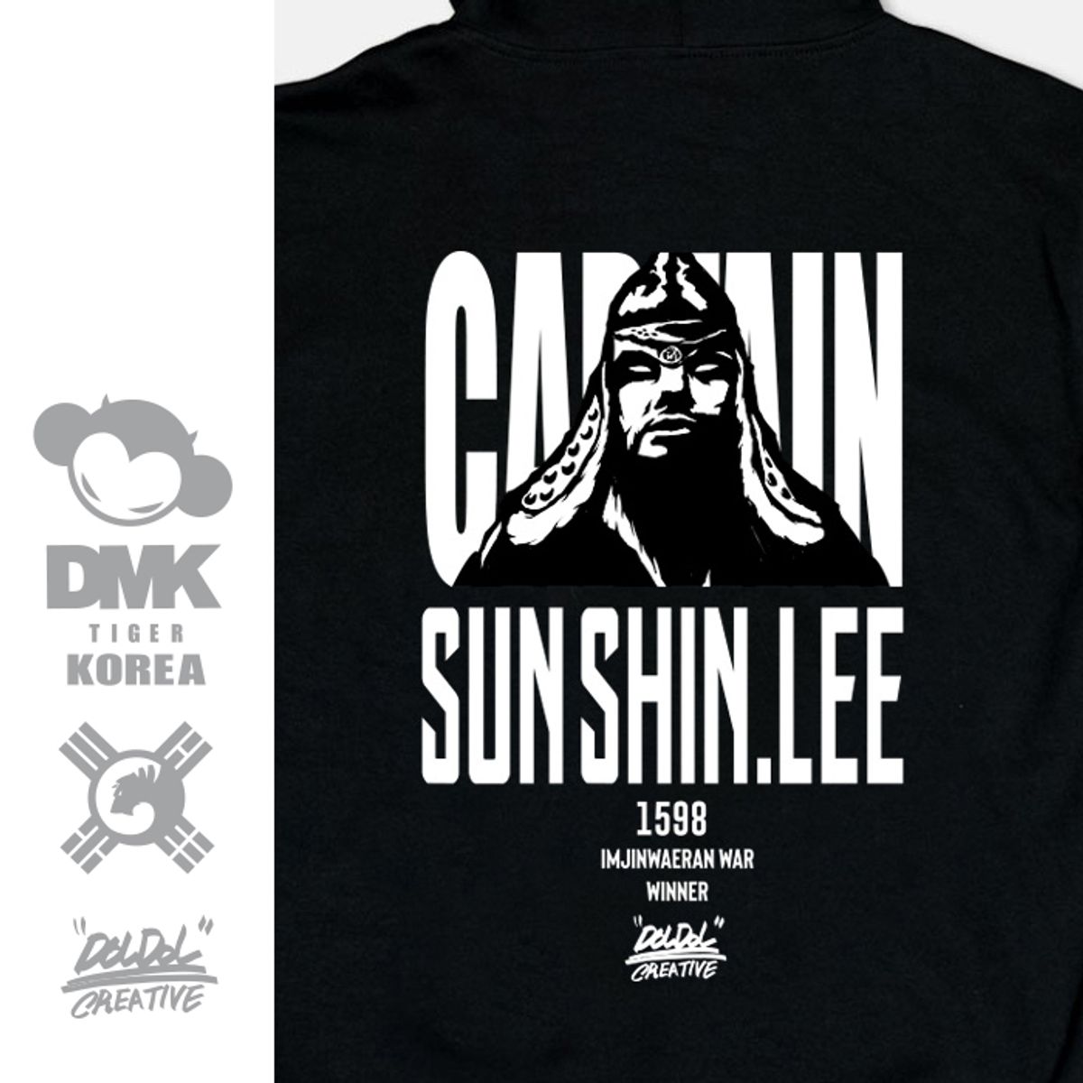 돌돌(DOLDOL) [스페샬] DMK_HOODY_39 그래피티 아티스트 데빌몽키 dmk 호랑이 한국 캐릭터 그래픽 디자인 후드티 후디