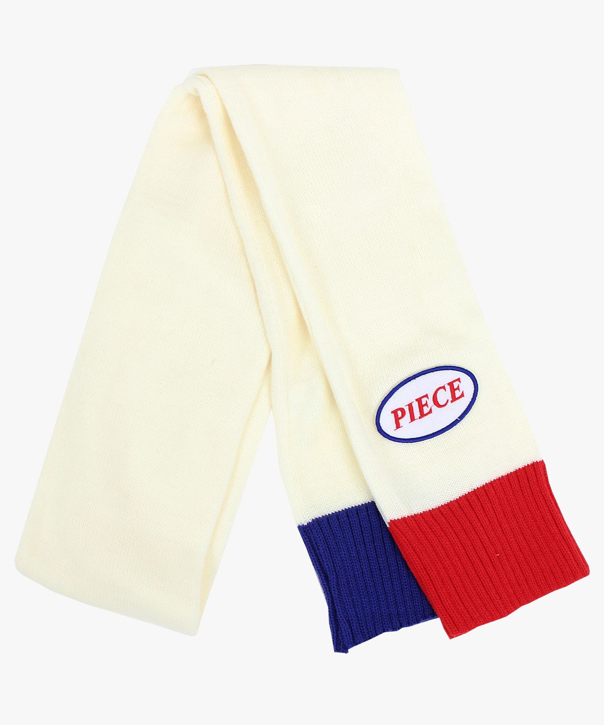 피스메이커(PIECE MAKER) PIECE ICON KNIT MUFFLER (OFF WHITE)