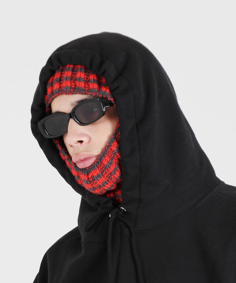 STRIPE BALACLAVA (RED)
