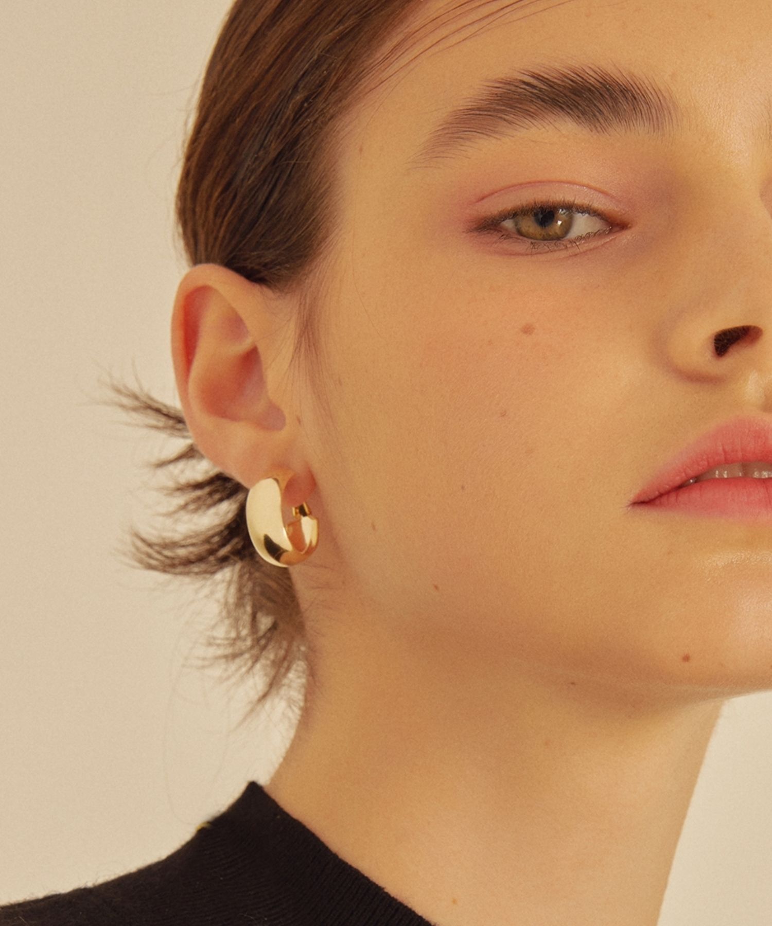 ★人氣★LOVE ME MONSTER★Basic Round Ring Earrings MUSINSA | LOVE ME MONSTER Bold Round Ring Earrings