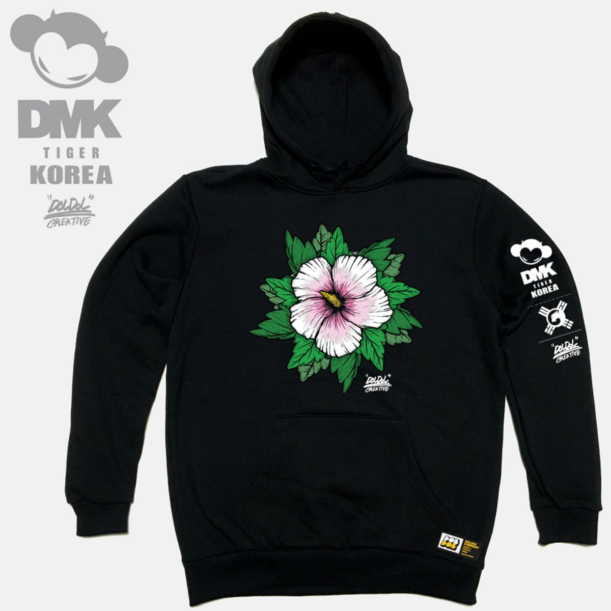 돌돌(DOLDOL) DMK_HOODY_57 그래피티 아티스트 데빌몽키 dmk 호랑이 대한민국 캐릭터 후드티 후디
