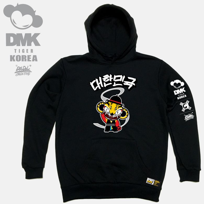 DMK_HOODY_69 그래피티 아티스트 데빌몽키 dmk 호랑이 대한민국 캐릭터 후드티 후디