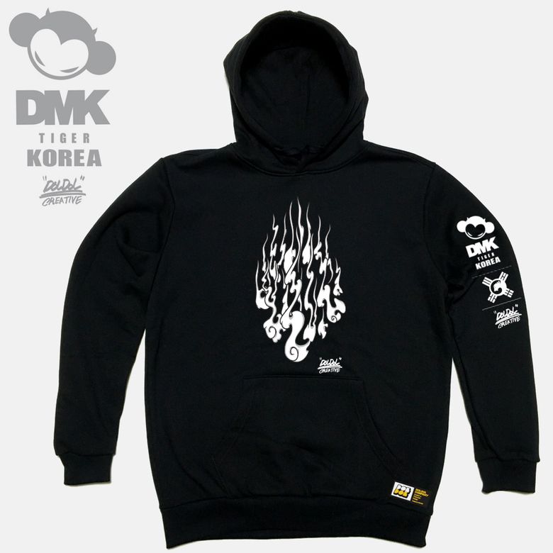 DMK_HOODY_71 그래피티 아티스트 데빌몽키 dmk 호랑이 대한민국 캐릭터 후드티 후디