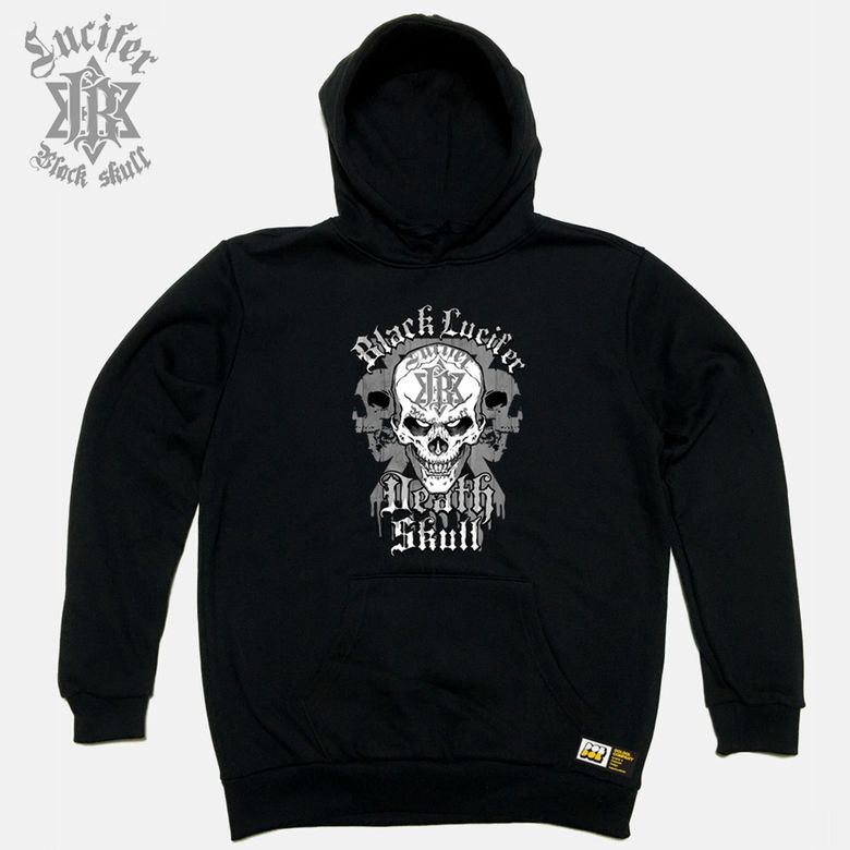 Black-Lucifer-HOODY_04 블랙 루시퍼 데스 스컬 타투 해골 캐릭터 후드티 후디