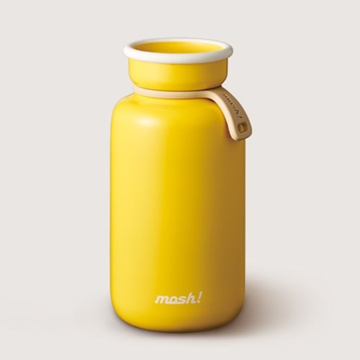 모슈(MOSH) 보온보냉 라떼 텀블러 450ml 옐로우