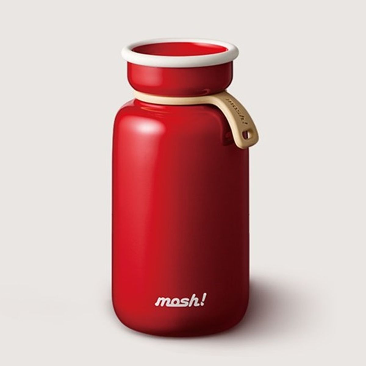 모슈(MOSH) 보온보냉 라떼 텀블러 450ml 레드