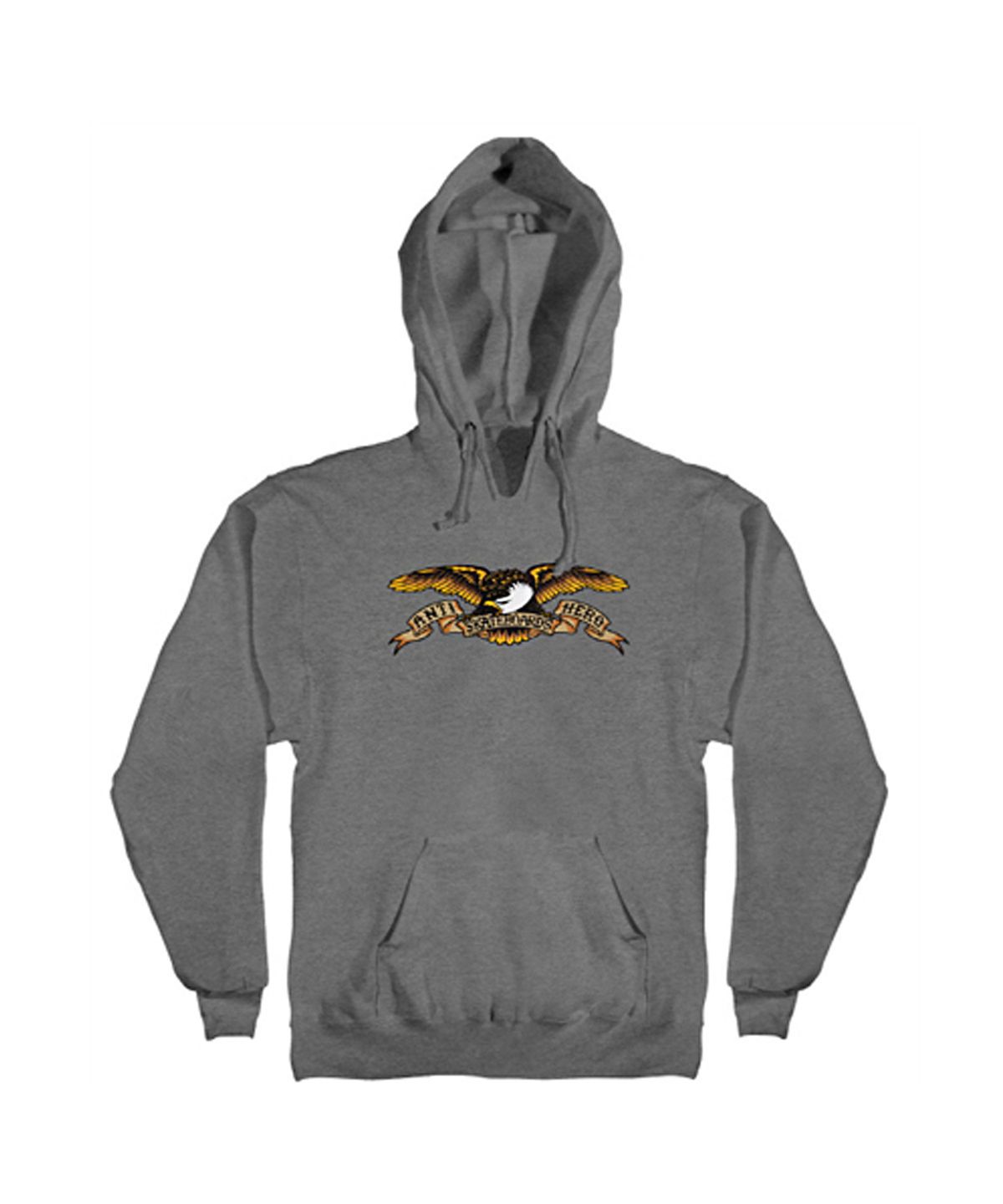 안티히어로(ANTI HERO) EAGLE Pullover Hooded Sweatshirt - GUNMETAL HEATHER