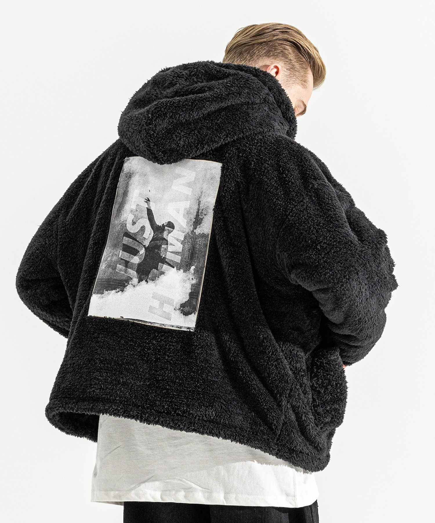 【massnoun】SL LOGO POCKET DOUBLE SOFT WOOL MUSINSA | MASSNOUN Double Soft Wool GASMASK II Short Padding