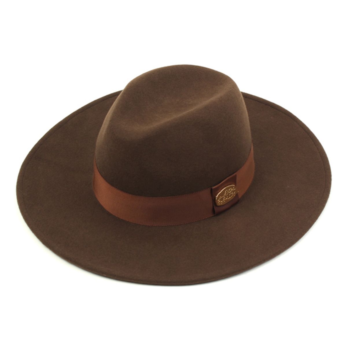 유니버셜 케미스트리(UNIVERSAL CHEMISTRY) BR Line Wool Brown Fedora 울페도라