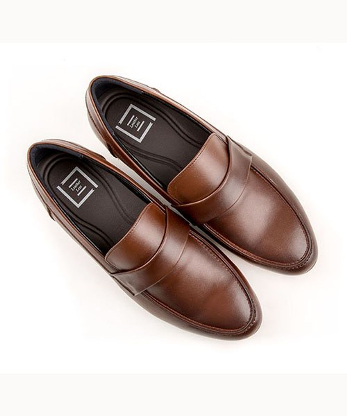 레더리스(LEATHERLESS) #5041 / 플렛 아웃솔 로퍼  / 브라운 / for men