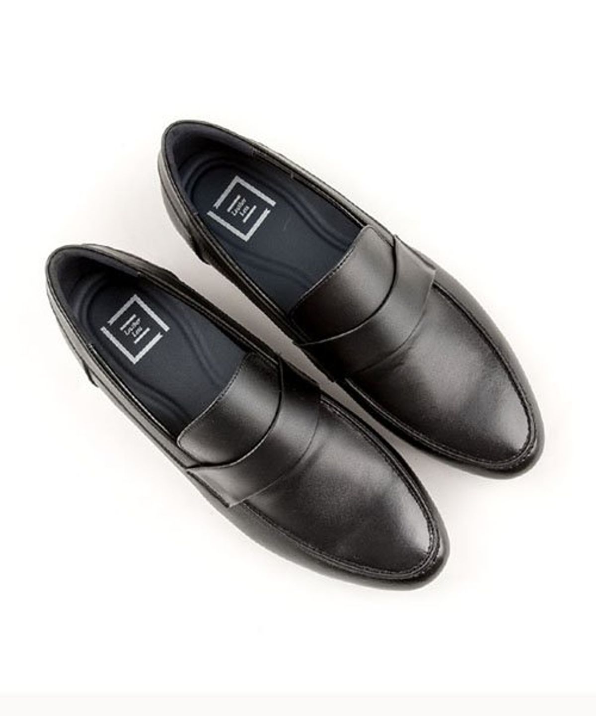레더리스(LEATHERLESS) #5041 / 플렛 아웃솔 로퍼  / 블랙 / for men