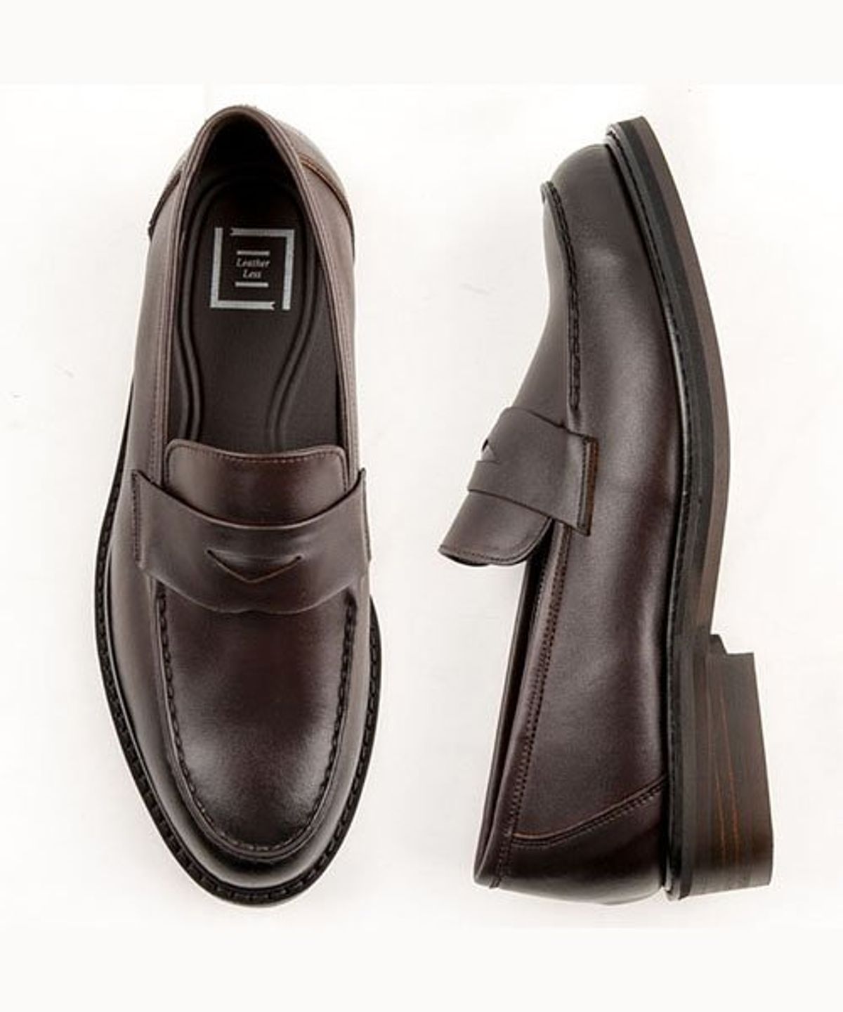 레더리스(LEATHERLESS) #406 / 와일드로퍼 / 다크 브라운 / for men