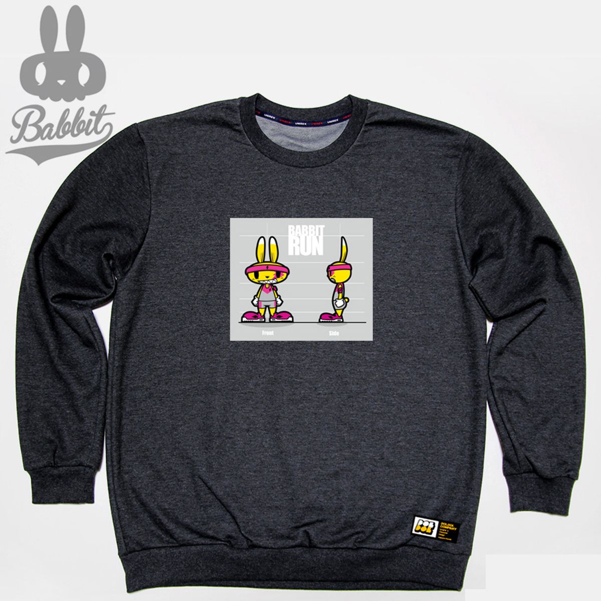 돌돌(DOLDOL) Bike Rabbit_MTM_15 바이크 라빗 토끼 캐릭터 맨투맨 긴팔