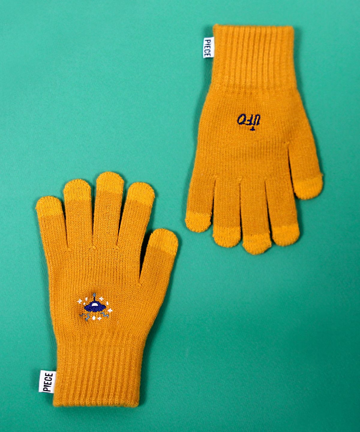 피스메이커(PIECE MAKER) SPACE UNIT SMART GLOVES (MUSTARD)