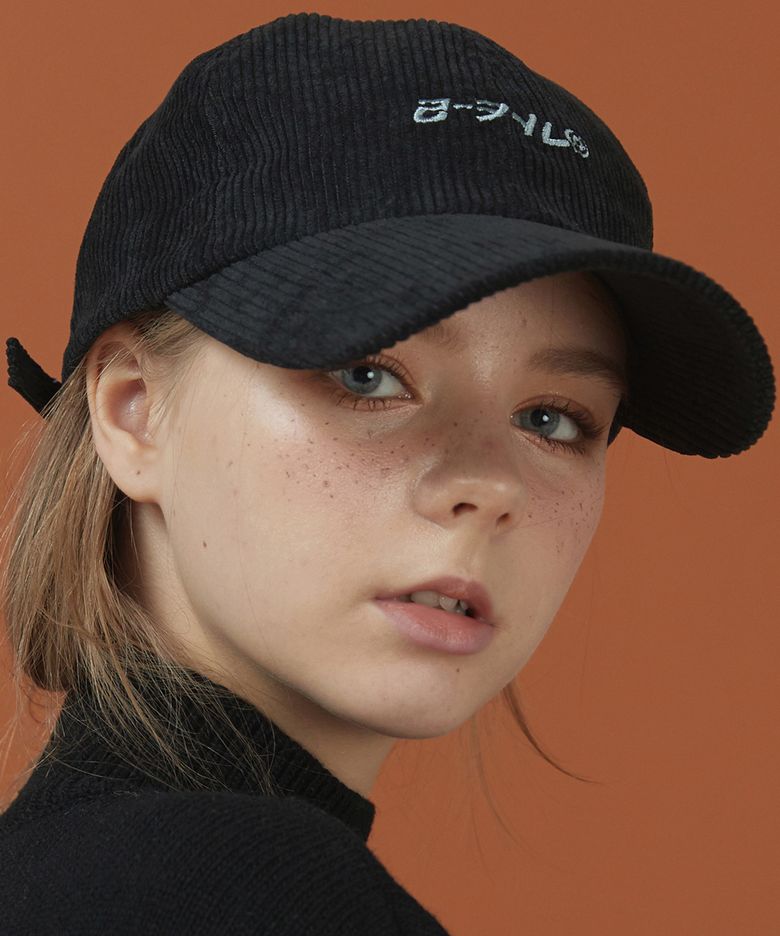 RC corduroy cap (black)