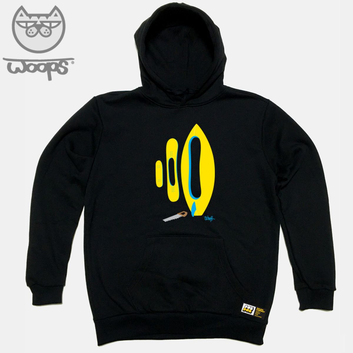 돌돌(DOLDOL) WOOPS_HOODY_45 스케이트보드 고양이 웁스 캐릭터 그래픽 디자인 후드티 후드 후디