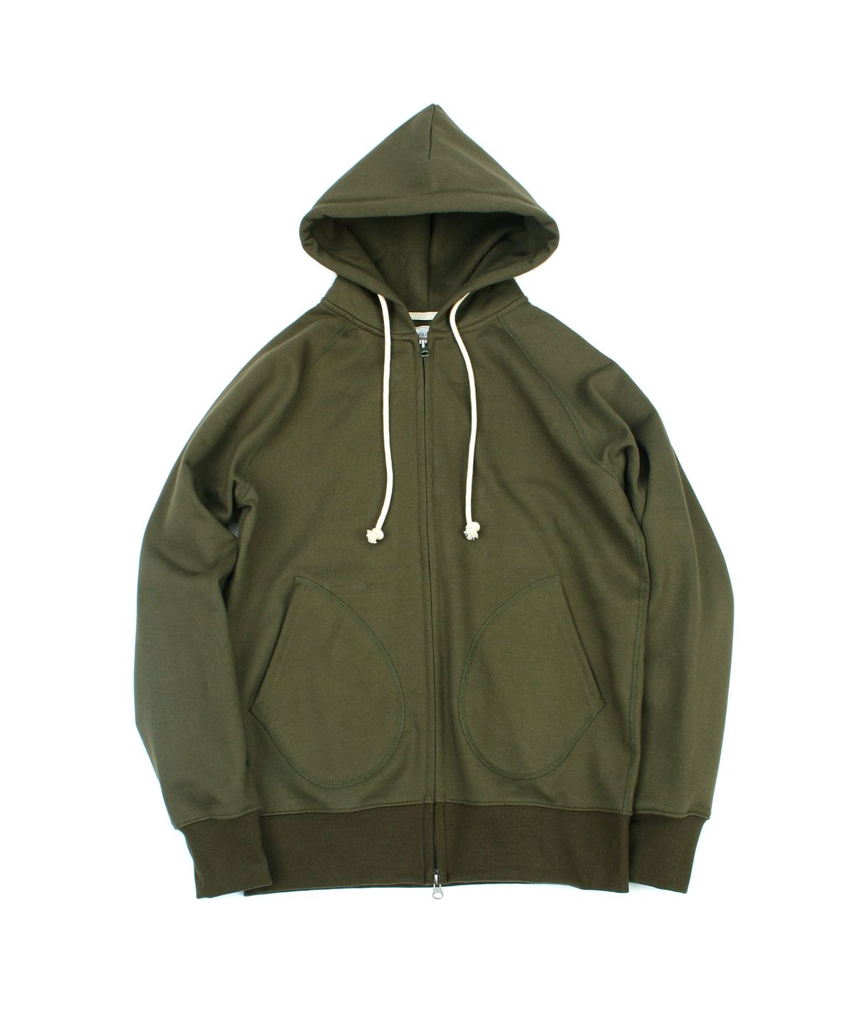 유니드가먼츠(YOUNEEDGARMENTS) 집 스웻 파카 (카키)