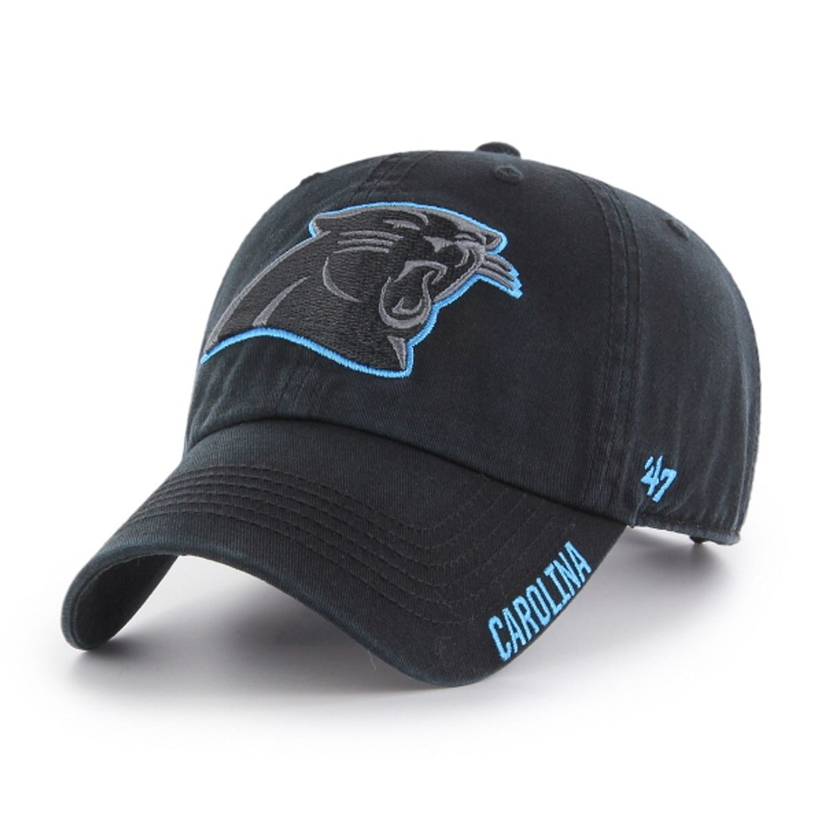 47브랜드(47 BRAND) CAROLINA PANTHERS BLACK HUDDLE 47 CLEAN UP