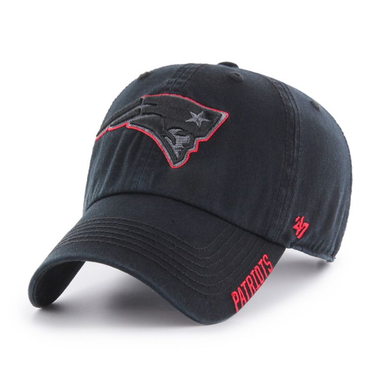 NEW ENGLAND PATRIOTS BLACK HUDDLE 47 CLEAN UP