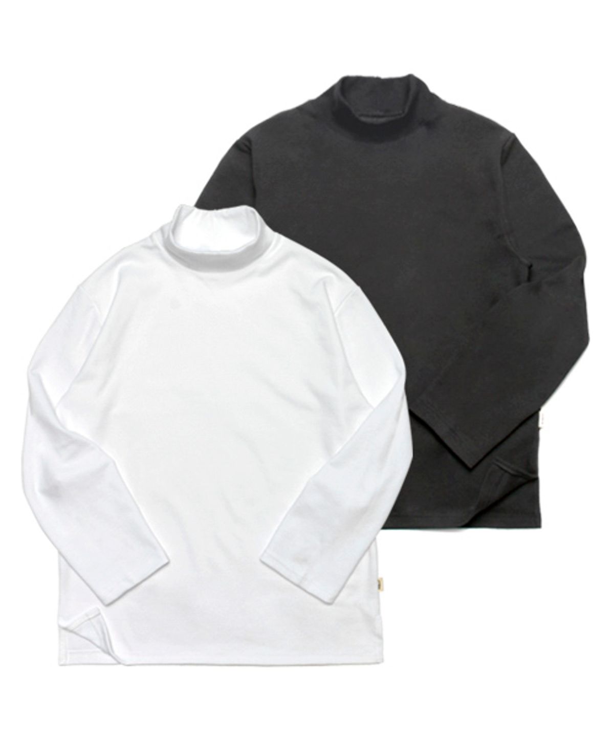 유니어패럴(UNI APPAREL) [2PACK] 더블코튼 하프 폴라넥 롱슬립
