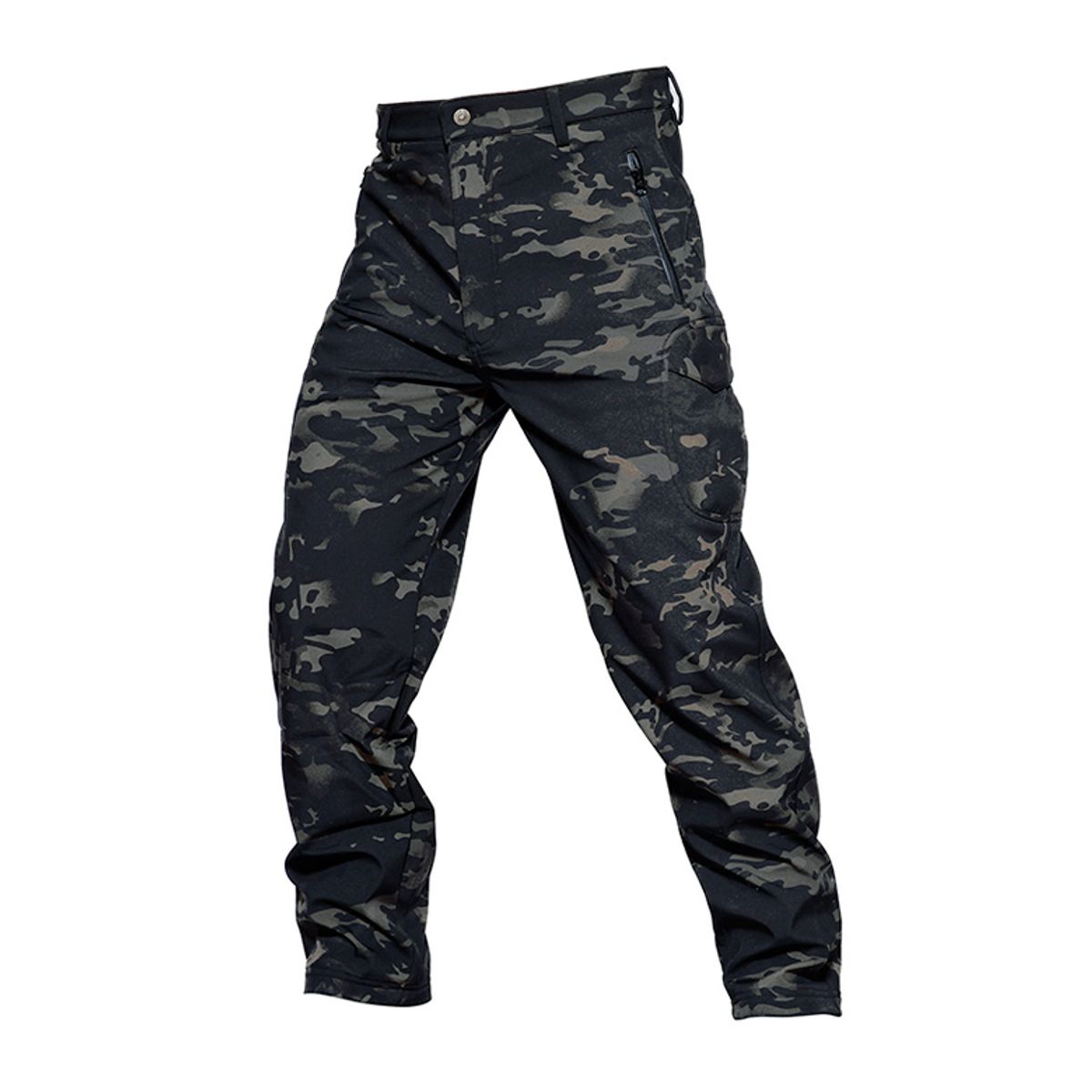 네오택티컬(Neo Tactical) 소프트쉘 샤크스킨 팬츠 (멀티카모 블랙)
