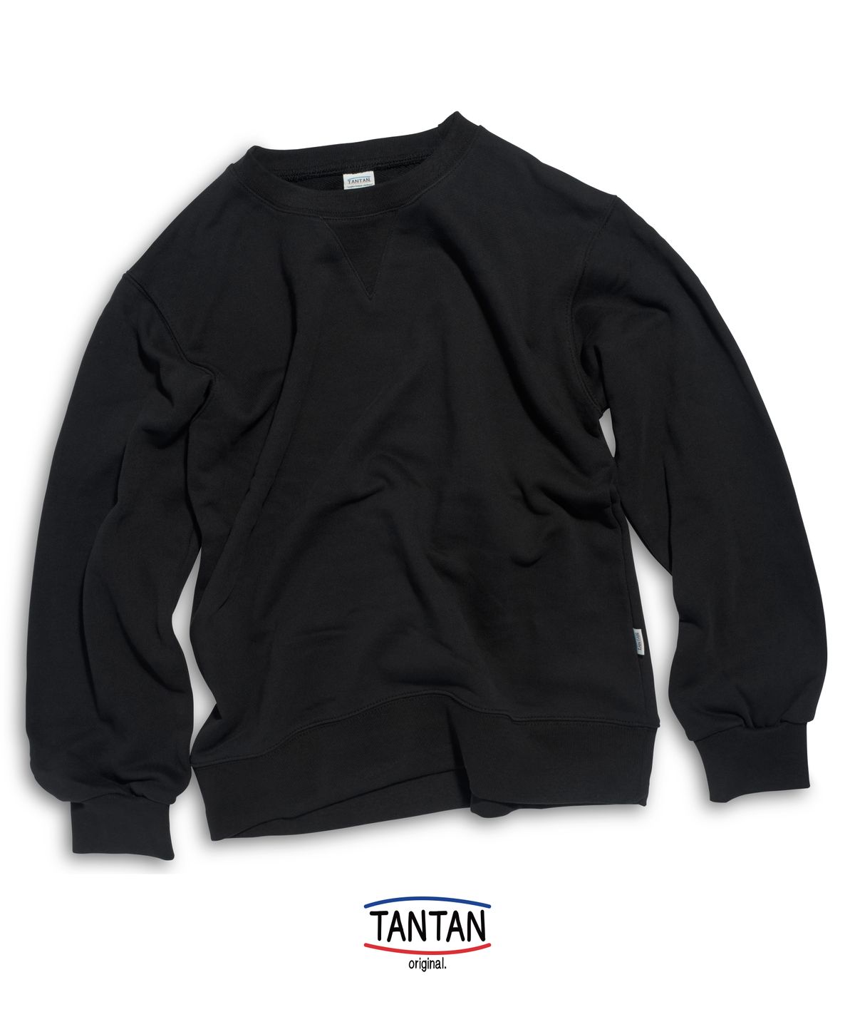 탄탄(TANTAN) 로컬 스웻셔츠 - 블랙
