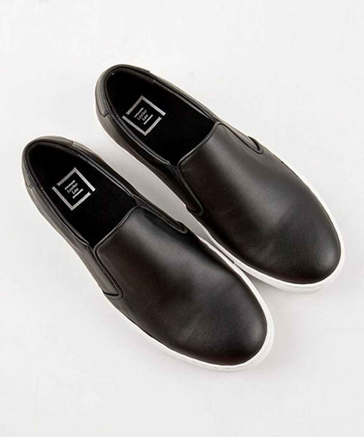 레더리스(LEATHERLESS) # 7979 / 솔리드 슬립온  / 검정 / For men