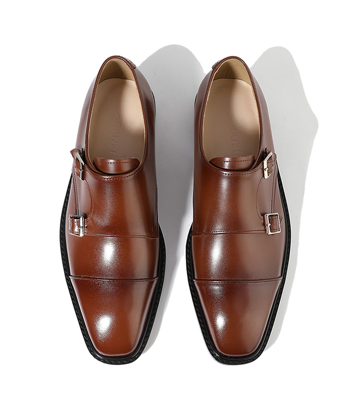피렌체 아뜨리에(FIRENZE ATELIER) 클래식라인 스탠다드 더블몽크 4003 [WINE BROWN]