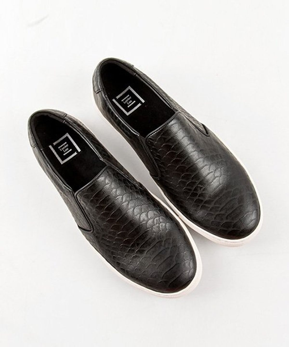 레더리스(LEATHERLESS) # 7979 / 아나콘다 슬립온  / 검정 / For men