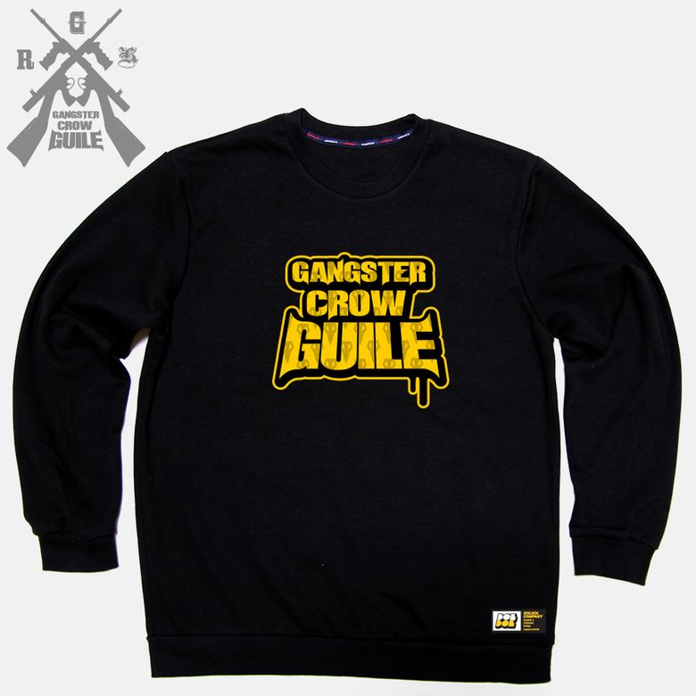 GUILE_MTM_07 갱스터 까마귀 가일 까마귀 캐릭터 그래픽 디자인 맨투맨 긴팔티