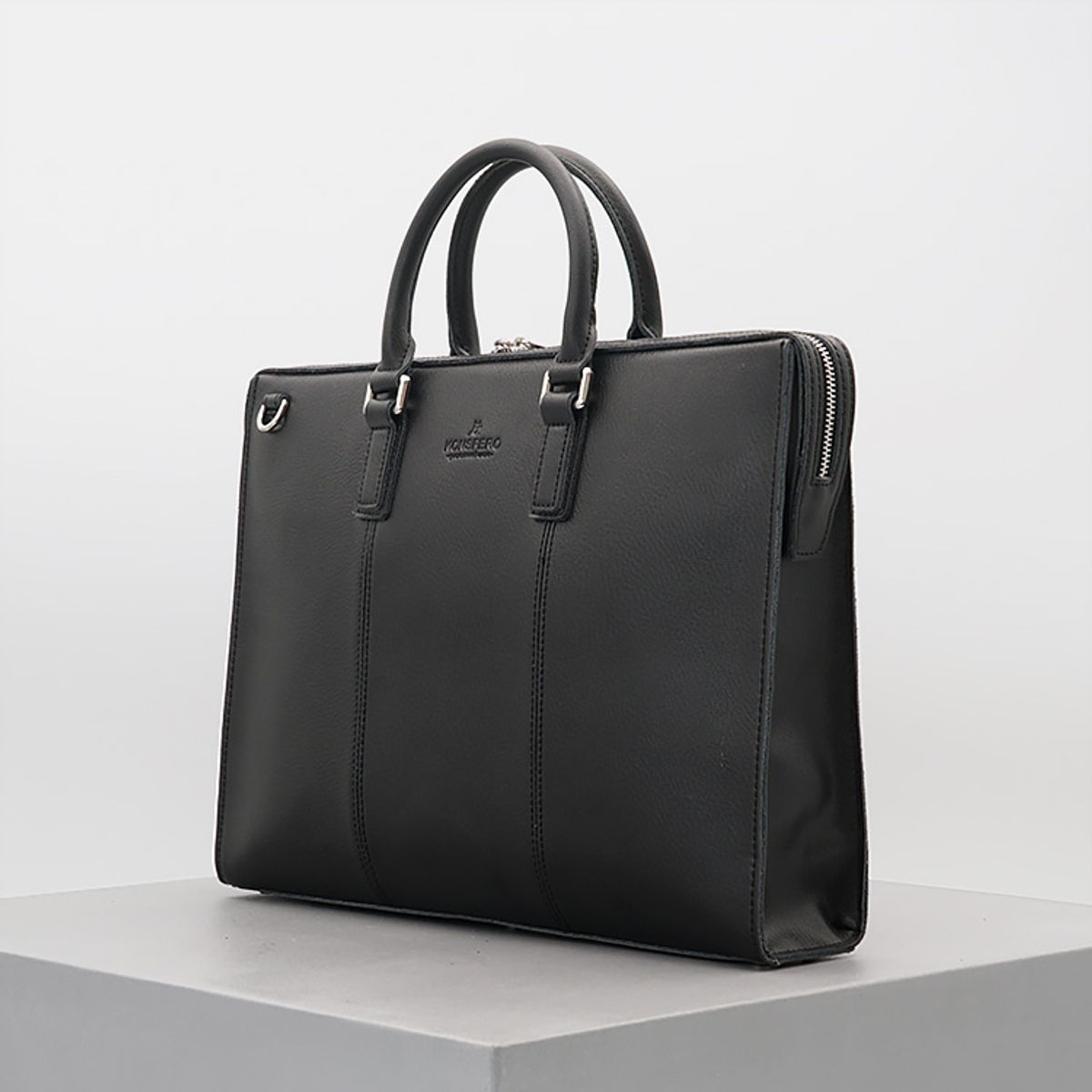 콘스페로(KONSFERO) REPOZE 가죽서류가방 (BLACK)