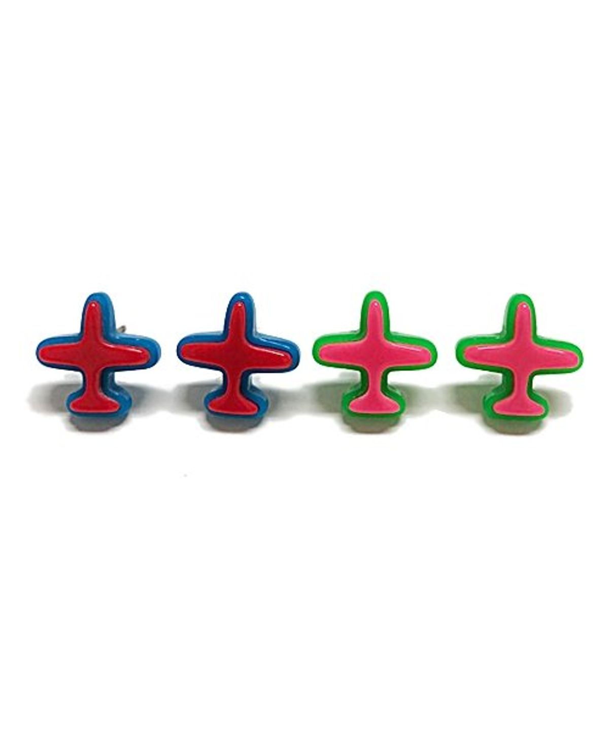 봉보(BONBEAU) Airplane acrylic Earrings 비행기 아크릴 귀걸이