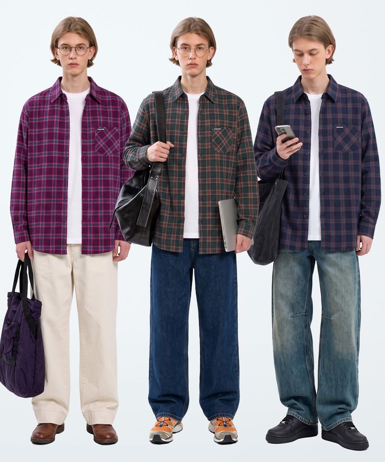 STURGEON CHECK SHIRTS (3 COLOR)