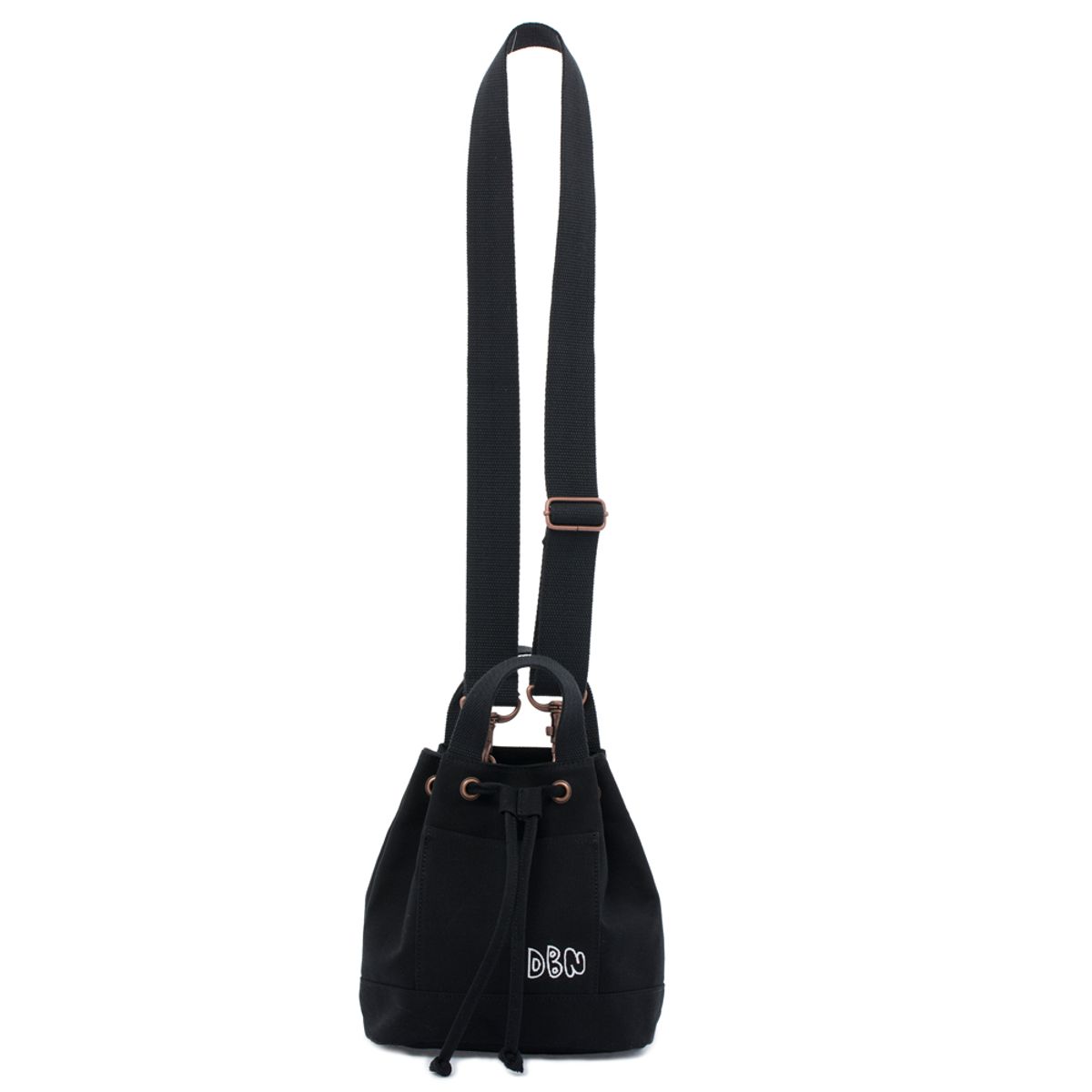 더블낭(DOUBLE NANG) DUFFLE CROSS MINI (BLACK)