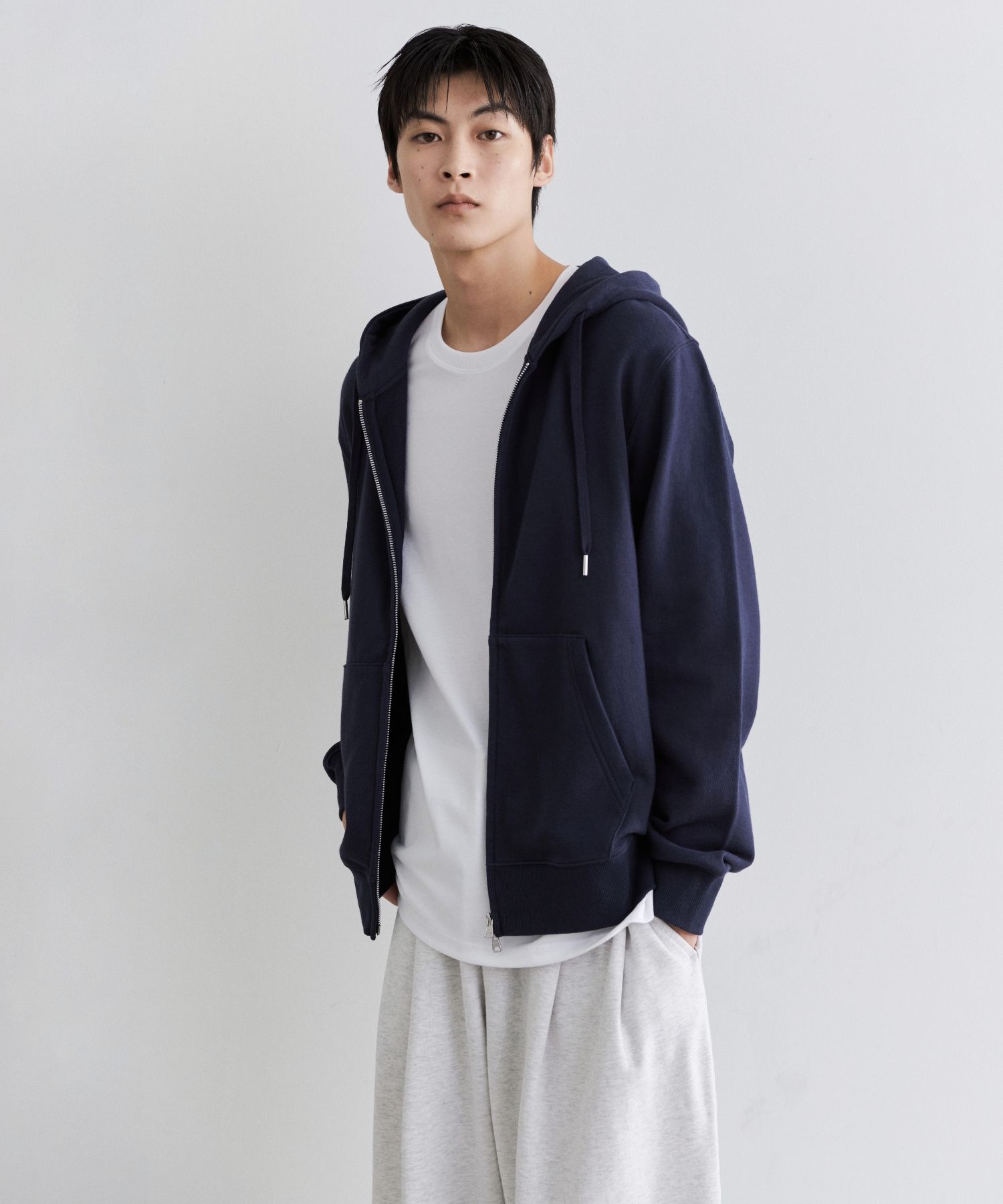 MUSINSA公式 | MUSINSA STANDARD パーカースウェットジップアップ