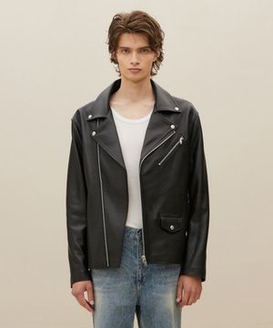 [리얼레더] 카우하이드 라이더 자켓