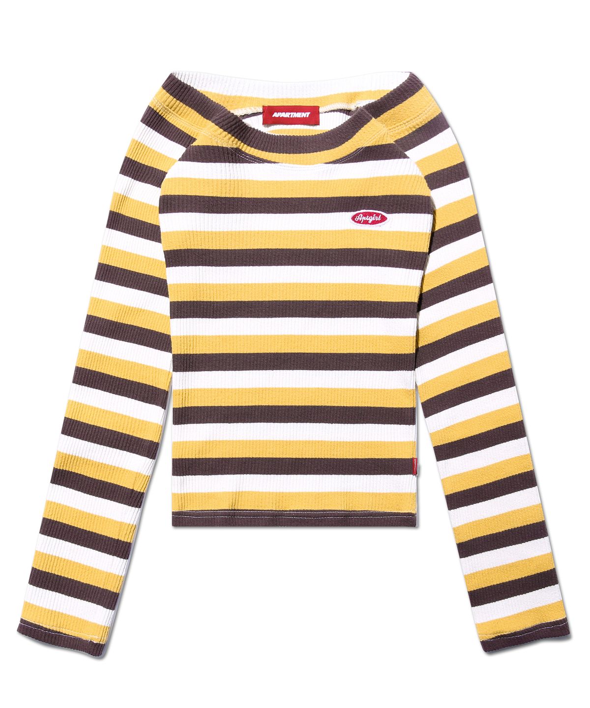 아파트먼트(APARTMENT) (W) TASTE Crop T - Mustard