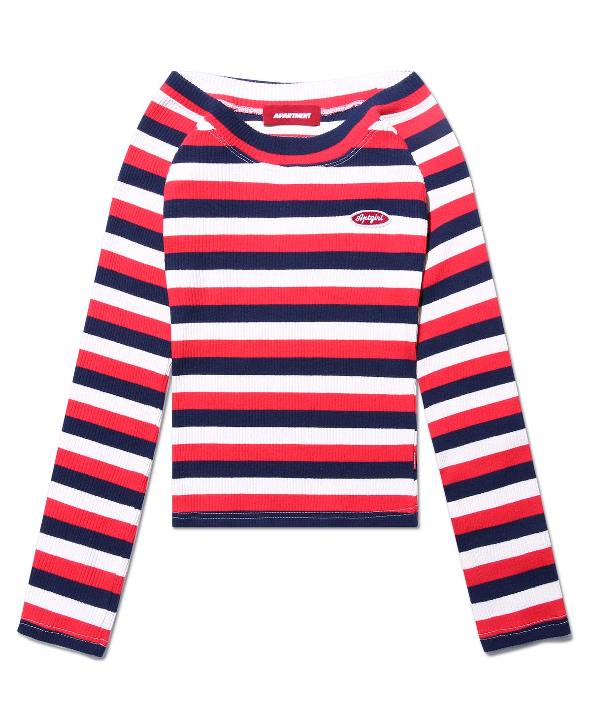 아파트먼트(APARTMENT) (W) TASTE Crop T - Navy