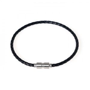 [19ALL] 클래식 슬림 가죽팔찌 (C1902-AC481BK)