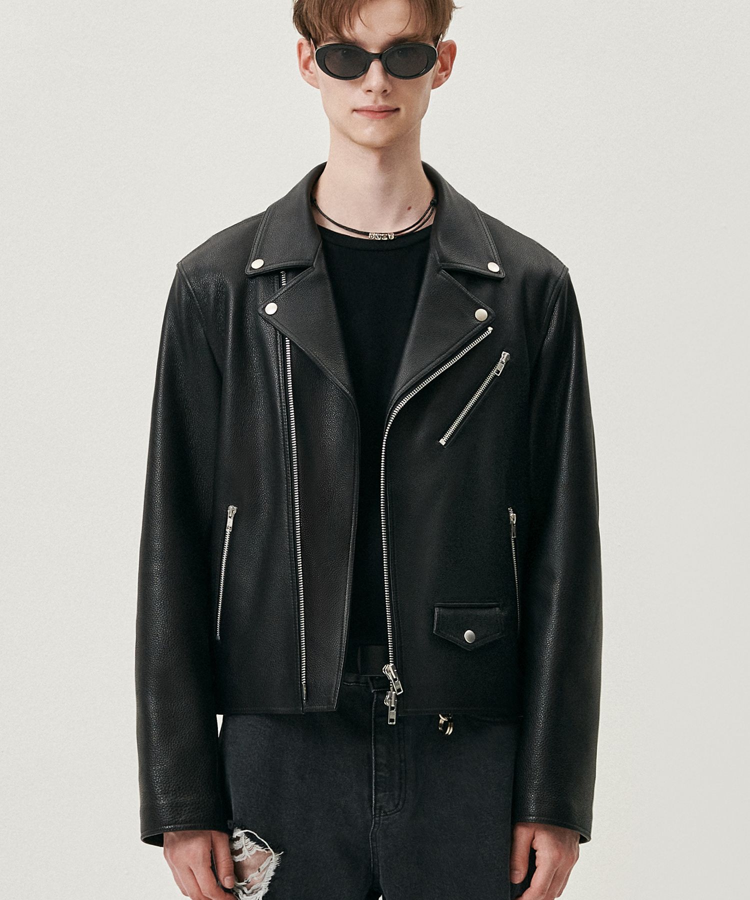 MUSINSA公式 | DOFFJASON 牛革100ライダージャケット