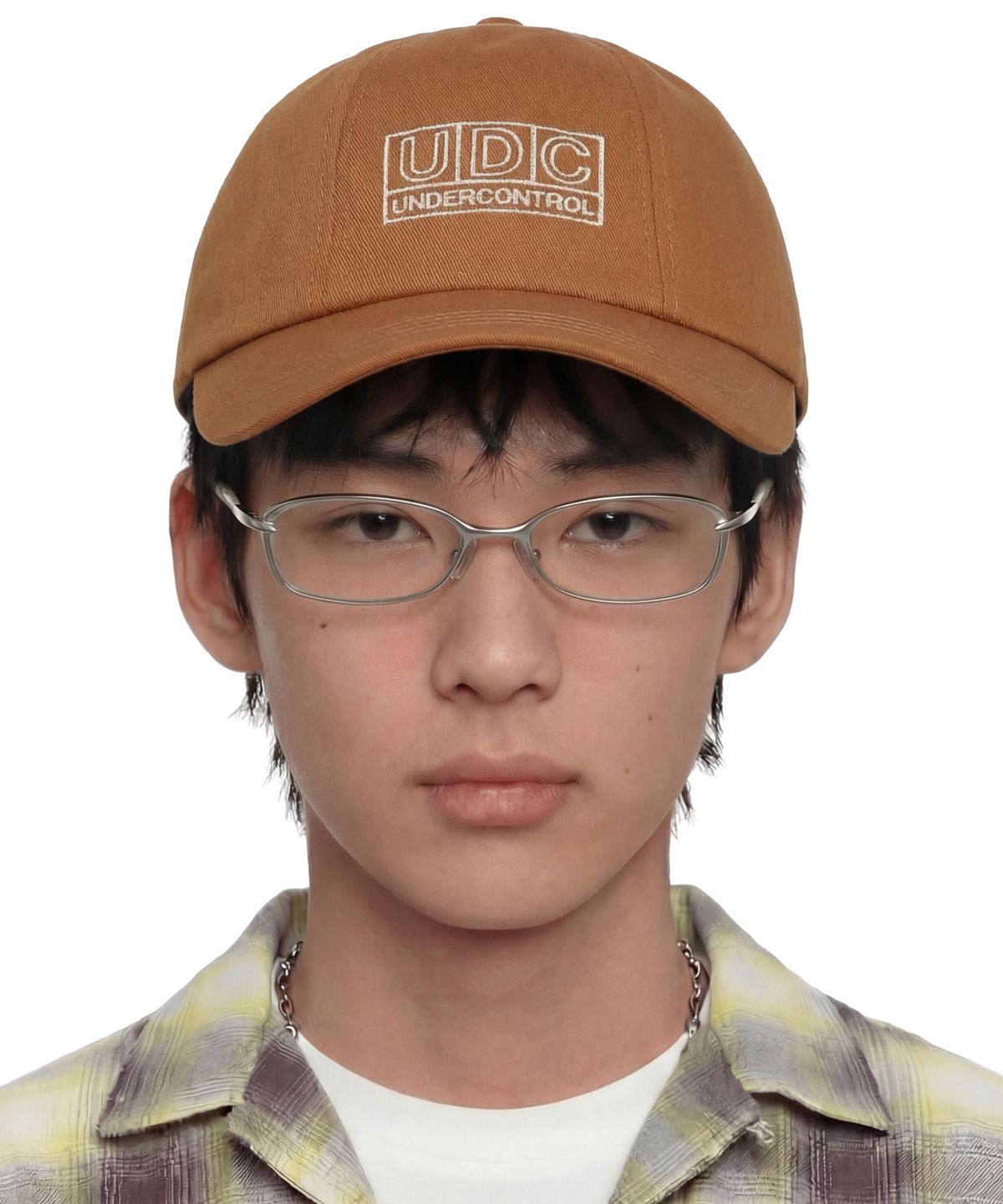 언더컨트롤(UNDERCONTROL) 코튼 로고 볼캡 SKELETON UDC / BUMPER B B / DESERT