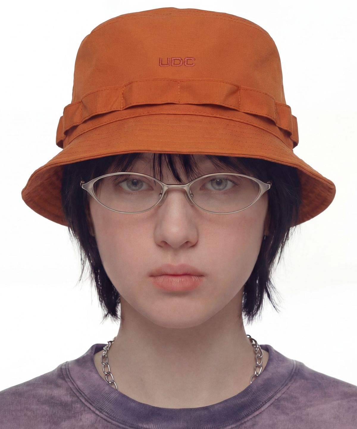 언더컨트롤(UNDERCONTROL) 여름 버킷햇 SQUARE BUCKET / MAGAZINE / PC / ORANGE