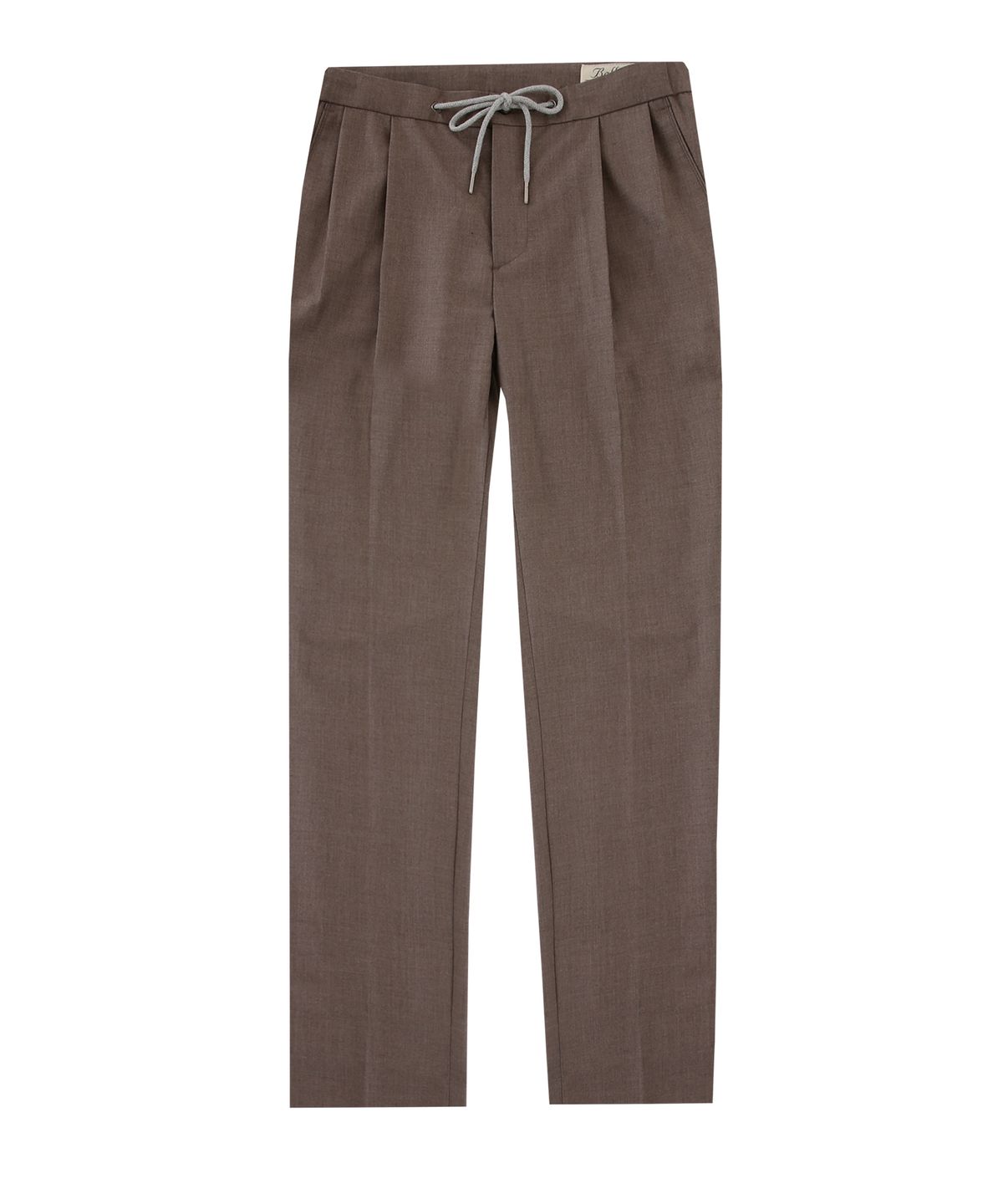 벨리프(BELLIEF) String band two tuck slacks (Light brown)