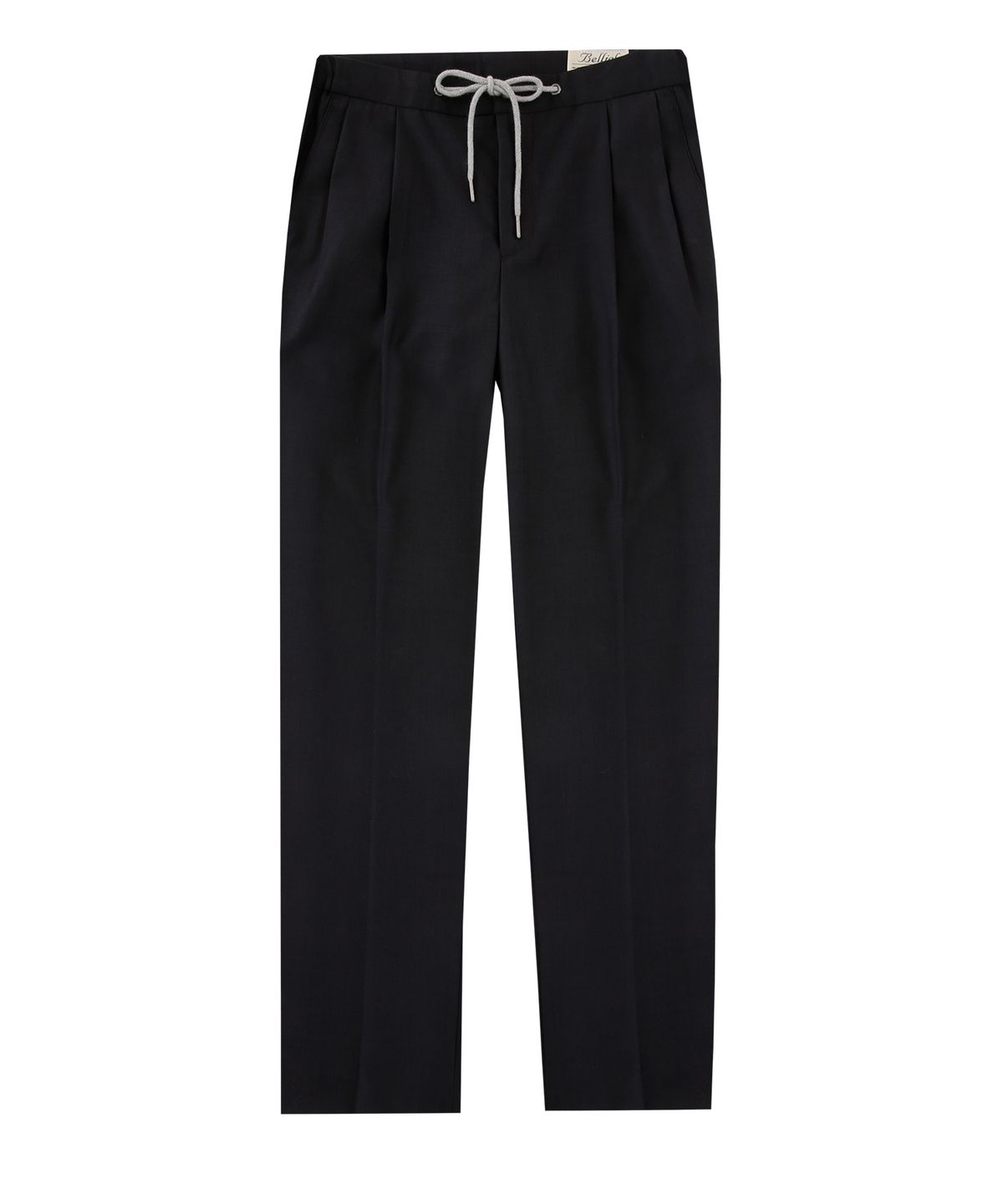 벨리프(BELLIEF) String band two tuck slacks (Charcoal)