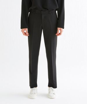 버닝 세미 와이드 슬랙스(블랙)