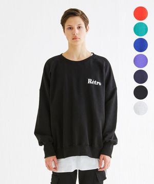 T[001]7컬러 레트로 오버사이즈 맨투맨