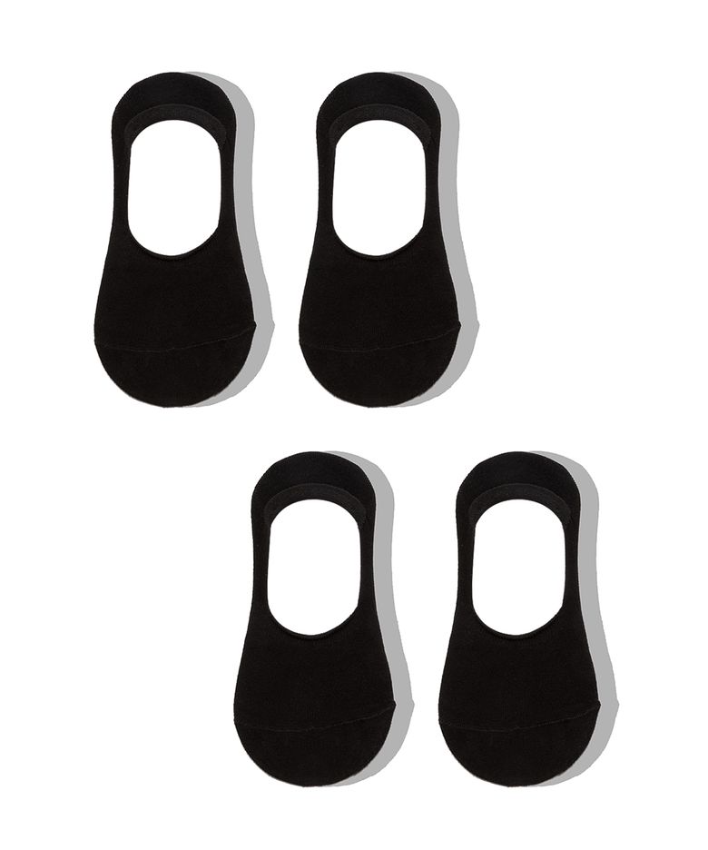 EF01B 체스터 페이크 삭스 블랙 [4PACK]