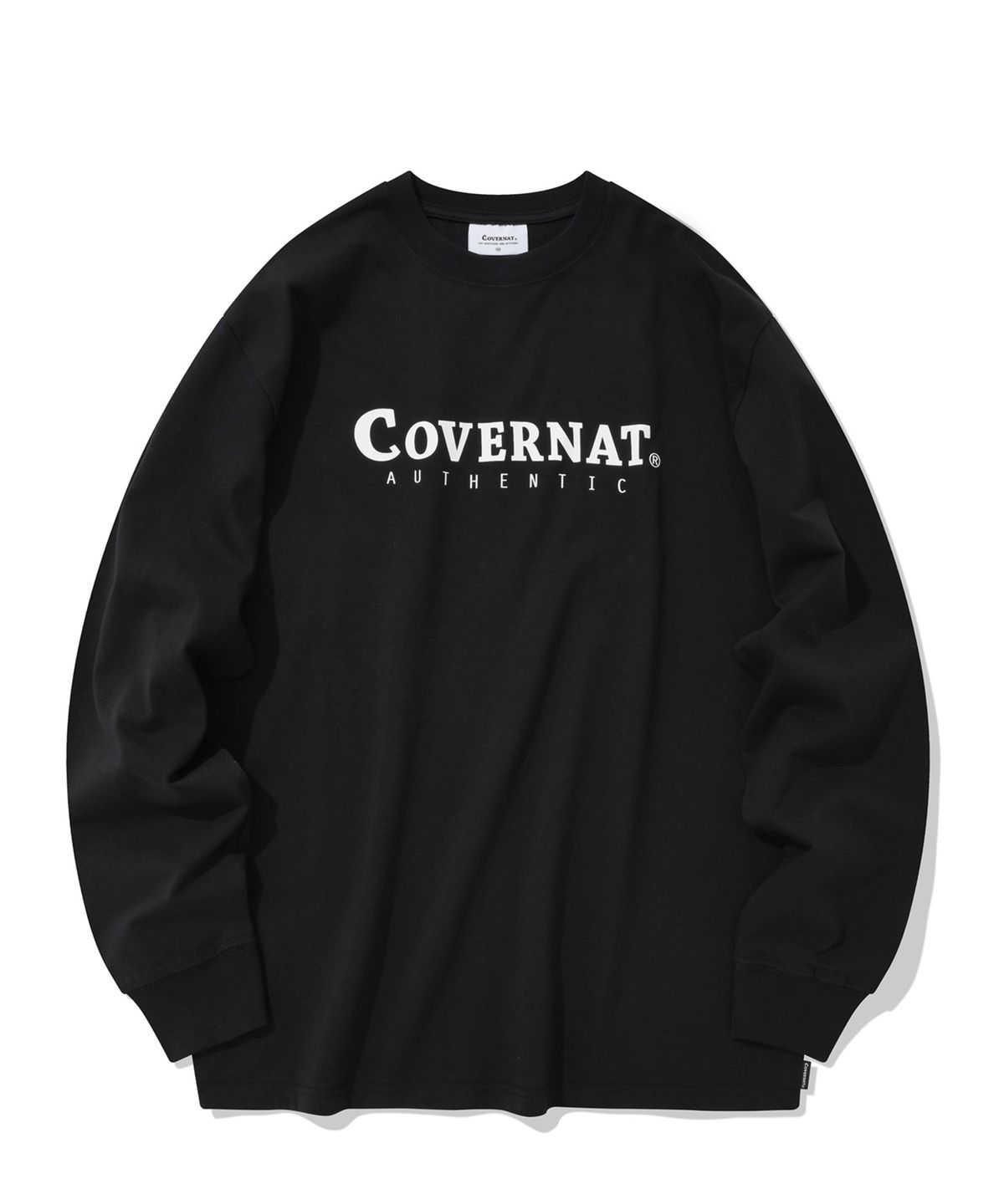 커버낫(COVERNAT) 어센틱 로고 롱슬리브 블랙