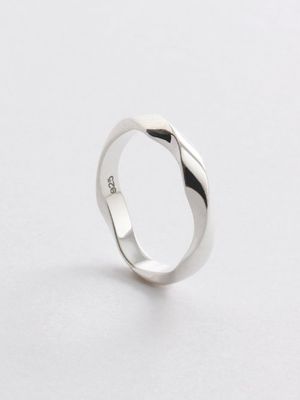 [실버 925] SVR-S605 트위스트 데일리 실버 우정 커플반지