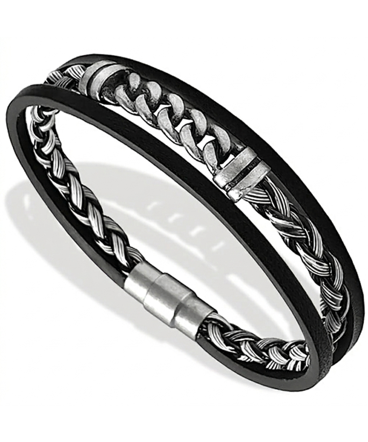 마크-4(MARK-4) LAYERED LEATHER BRACELET (EVOLUTION)